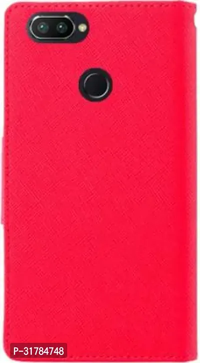 Gladly Flip Cover Compatible for Realme 2 Pro Back Cover Soft Silicon Tpu Flip Cover Pink-thumb5