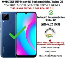 Flip Cover Compatible for Realme C15 Black-thumb1