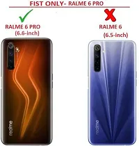 Gladly Flip Cover Compatible for Realme 6 Pro Back Cover Soft Silicon Tpu Flip Cover Blue-thumb1