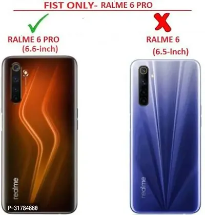 Gladly Flip Cover Compatible for Realme 6 Pro Back Cover Soft Silicon Tpu Flip Cover Blue-thumb2