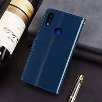 Flip Cover Compatible for Mi Redmi Note 7 Mobile Back Cover Mi  Redmi Note 7s Mobile Back Cover Mi  Redmi Note 7 Pro Flip Cover Stylish Girls Cover Boys Designer Cover Blue-thumb2