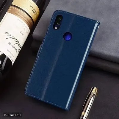 Flip Cover Compatible for Mi Redmi Note 7 Mobile Back Cover Mi  Redmi Note 7s Mobile Back Cover Mi  Redmi Note 7 Pro Flip Cover Stylish Girls Cover Boys Designer Cover Blue-thumb3