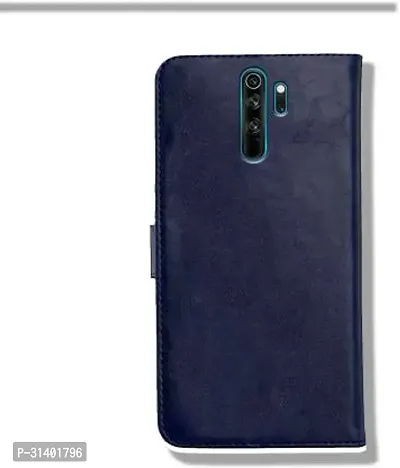 Flip Cover Compatible for Mi Redmi Note 8 Pro Flip Cover Stylish Girls Cover Boys Designer Cover Blue-thumb3