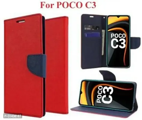 Flip Cover Compatible for POCO C3-thumb2