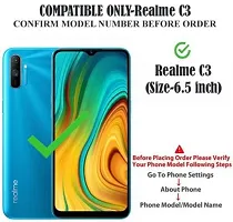 Gladly Flip Cover Compatible for Realme C3 Back Cover Soft Silicon Tpu Flip Cover Red-thumb1