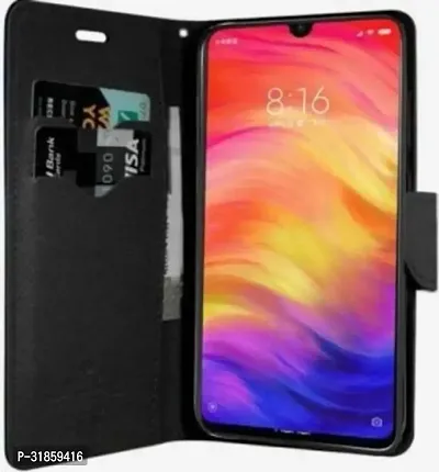 Gladly Flip Cover Compatible for Realme Narzo 20 Pro Back Cover Soft Silicon Tpu Flip Cover Black-thumb3