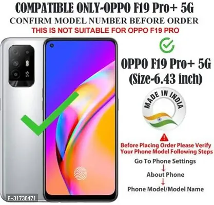 Gladly Flip Cover Compatible for  Oppo F19 Pro Plus Red-thumb2