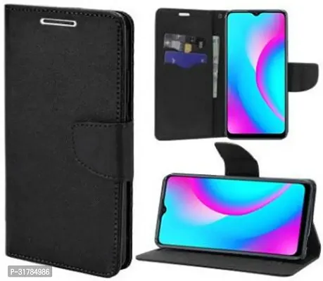 Flip Cover Compatible for Realme C15 Black-thumb3