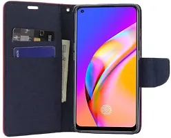 Gladly Flip Cover Compatible for  Oppo F19 Pro Plus Pink-thumb4