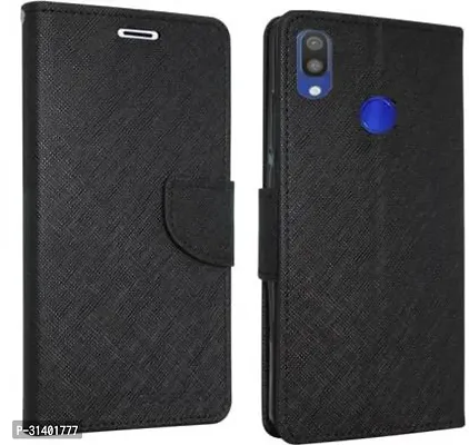 Flip Cover Compatible for Mi Redmi Y3 Mobile Back Cover Mi  Redmi 7 Flip Cover Stylish Girls Cover Boys Designer Cover Black-thumb0