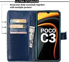 Flip Cover Compatible for POCO C3-thumb2