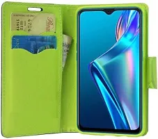 Gladly Flip Cover Compatible for  Oppo A12 Blue-thumb3