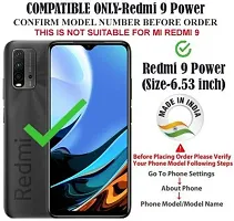 Flip Cover Compatible for Mi Redmi 9 Power Flip Cover Stylish Girls Cover Boys Designer Cover Black-thumb1