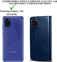 Gladly Flip Cover Compatible for Samsung Galaxy A31 Mobile Flip Cover With TPU Silicon Cover Blue-thumb1