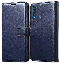 Flip Cover Compatible for Samsung Galaxy A50 Flip Cover Samsung Galaxy A50s Flip Cover Samsung Galaxy A30s Blue-thumb1