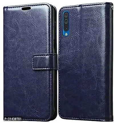 Flip Cover Compatible for Samsung Galaxy A50 Flip Cover Samsung Galaxy A50s Flip Cover Samsung Galaxy A30s Blue-thumb2