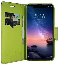 Flip Cover Compatible for Mi Redmi Note 6 Pro Flip Cover Stylish Girls Cover Boys Designer Cover Blue-thumb2