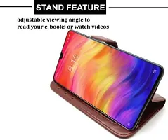 Flip Cover Compatible for Mi Redmi Note 7 Mobile Back Cover Mi  Redmi Note 7s Mobile Back Cover Mi  Redmi Note 7 Pro Flip Cover Stylish Girls Cover Boys Designer Cover Brown-thumb4