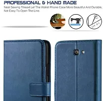 Flip Cover Compatible for Samsung Galaxy J4 plus Blue-thumb2