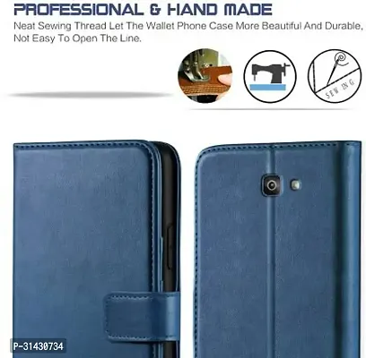 Flip Cover Compatible for Samsung Galaxy J4 plus Blue-thumb3