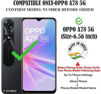 Flip Cover for Oppo A78 5G flip cover comfortable for Oppo A78 5G cover-thumb2