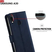 Flip Cover Compatible for Samsung Galaxy A20 Flip Cover Samsung Galaxy A30 Flip Cover Samsung Galaxy M10s Blue-thumb4