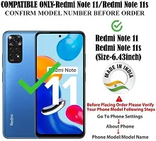 Stylish Artificial Leather Flip Cover for Redmi 11-thumb1