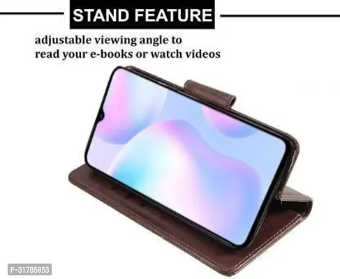 Flip Cover Compatible for Realme C25Y Brown-thumb4