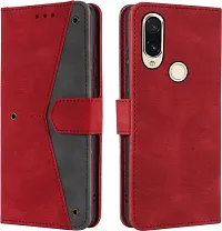 Flip Cover Compatible for Mi Redmi Y3 Flip Cover Redmi Y3 Back cover Redmi 7 Flip Cover Redmi Y3 mobile back cover Xiaomi Redmi Y3 Flip Cover Executive Red, Magnetic Closure-thumb3