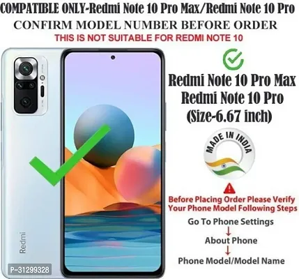 Flip Cover Compatible for Mi Redmi Note 10 Pro Flip Cover Redmi Note 10 Pro Back cover Mi Redmi Note 10 Pro Max Flip Cover Redmi Note 10 Pro mobile back cover Xiaomi Redmi Note 10 Pro Flip Cover Magnetic Blue-thumb2