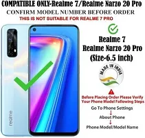 Gladly Flip Cover Compatible for Realme Narzo 20 Pro Back Cover Soft Silicon Tpu Flip Cover Black-thumb1