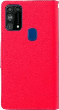 Gladly Flip Cover Compatible for Samsung Galaxy M31 Mobile Flip Cover With TPU Silicon Cover Pink-thumb1