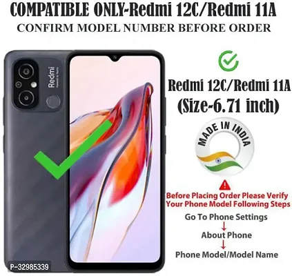 Flip Cover REDMI 12C Flip Cover Mi Redmi 12C Flip Cover 22120RN86I|MZB0EVDIN Flip Cover 12C|MZB0DDOIN Cover-thumb2