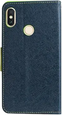 Flip Cover Compatible for Mi Redmi Note 5 Pro Flip Cover Stylish Girls Cover Boys Designer Cover Blue-thumb3