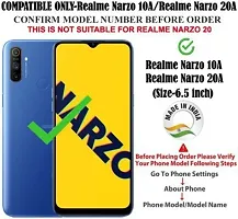 Gladly Flip Cover Compatible for Realme narzo 20A Vintage Back Cover Soft Silicon Tpu Flip Cover Attractive Navy Blue-thumb1