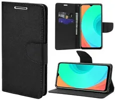 Gladly Flip Cover Compatible for Realme C11 Back Cover Soft Silicon Tpu Flip Cover Black-thumb2