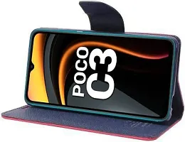 Flip Cover Compatible for POCO C3-thumb3