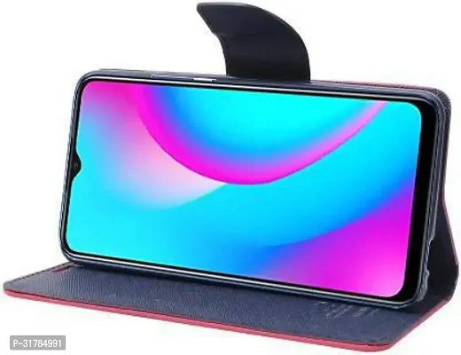 Flip Cover Compatible for Realme C15 Red-thumb5