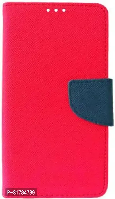 Gladly Flip Cover Compatible for Realme U1 Back Cover Soft Silicon Tpu Flip Cover Pink-thumb2