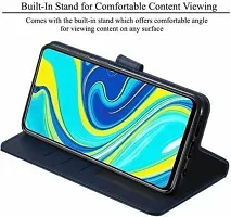 Flip Cover Compatible for Realme C25Y Blue-thumb3