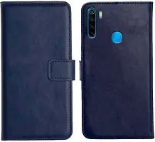 Flip Cover Compatible for Mi Redmi Note 8 Flip Cover Stylish Girls Cover Boys Designer Cover Blue-thumb3