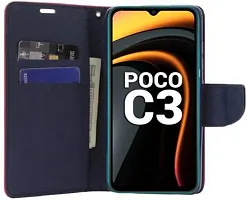 Flip Cover Compatible for POCO C3-thumb3