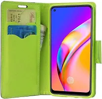 Gladly Flip Cover Compatible for  Oppo F19 Pro Plus Blue-thumb3