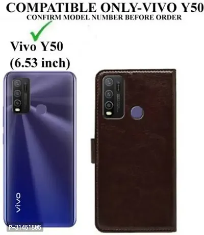 Flip Cover Compatible for Vivo Y50-thumb2