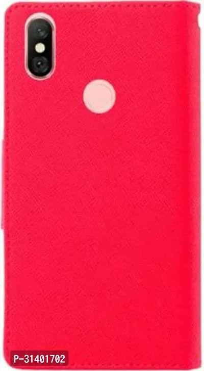 Flip Cover Compatible for Mi Redmi Note 6 Pro Flip Cover Stylish Girls Cover Boys Designer Cover Pink-thumb3