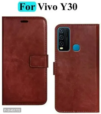 Flip Cover Compatible for Vivo Y30-thumb0