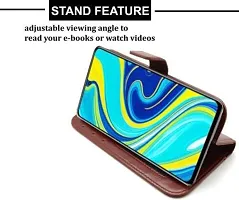 Flip Cover Compatible for Poco M2 Pro Mobile Back Cover Mi  Redmi Note 9 Pro Mobile Back Cover Mi Redmi Note 9 Pro Flip Cover Stylish Girls Cover Boys Designer Cover Brown-thumb4