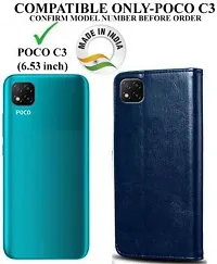 Flip Cover Compatible for POCO C3-thumb3