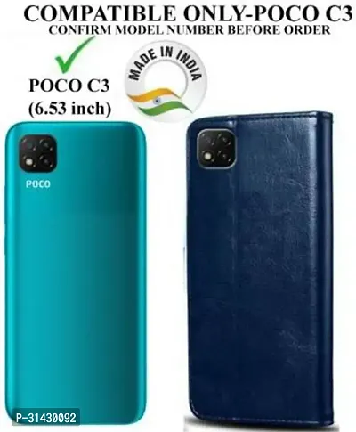 Flip Cover Compatible for POCO C3-thumb4