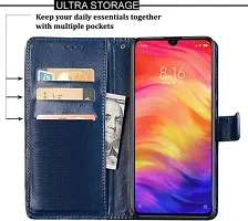 Flip Cover Compatible for Mi Redmi Note 5 Pro Flip Cover Stylish Girls Cover Boys Designer Cover Blue-thumb3